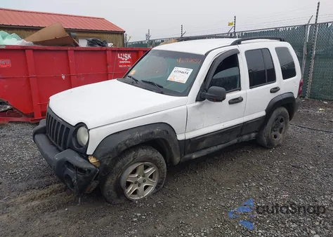 2004 Jeep Liberty Sport из США, поврежденный, VIN 1J4GL48K74W133516